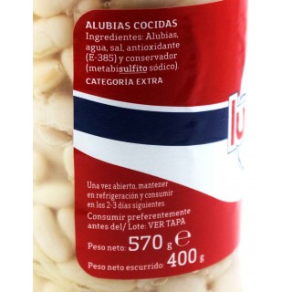 ALUBIA COCIDA LUENGO 570 gr.