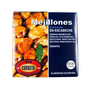 MEJILLON ESCABECHE RO550 20/30