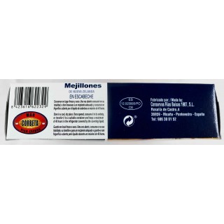 MEJILLON ESCABECHE RO550 20/30